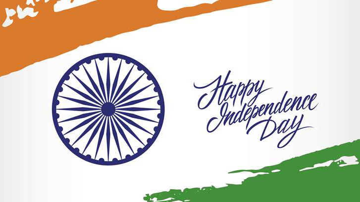 Indian Independence Day greeting card