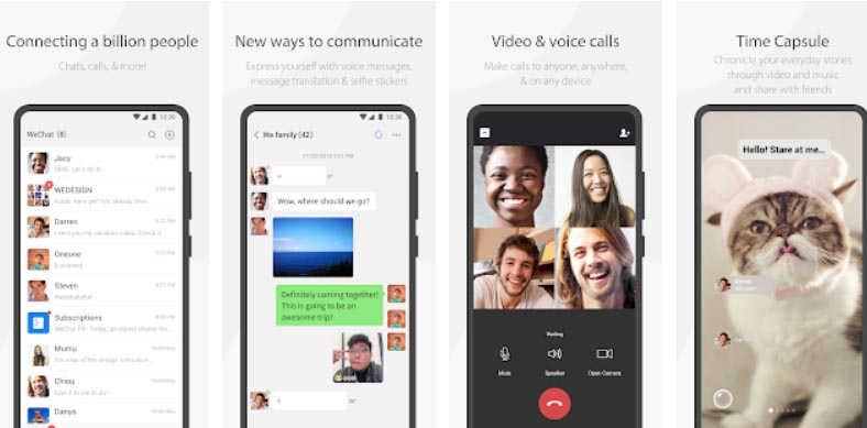WeChat video calling popular apps