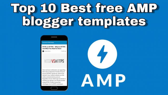 Top 10 Free AMP Blogger Template Download 2020